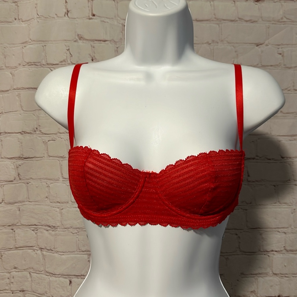 Skarlett Blue Red Lace Bra